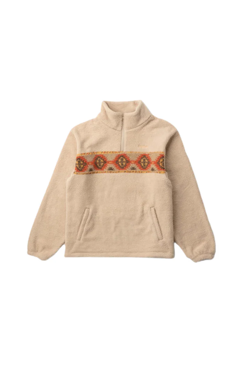 SWEAT S/CAPUZ RHYTHM (M) DUSTY QUARTER ZIP