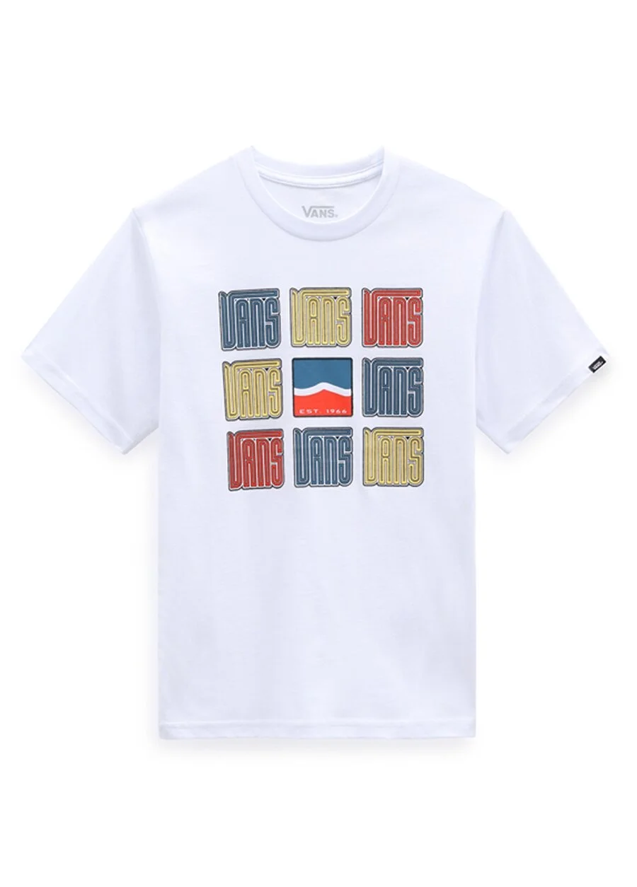 T-SHIRT VANS (B) SIDESTRIPE STACKED