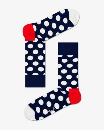 HAPPY SOCKS BIG DOT SNOWMAN