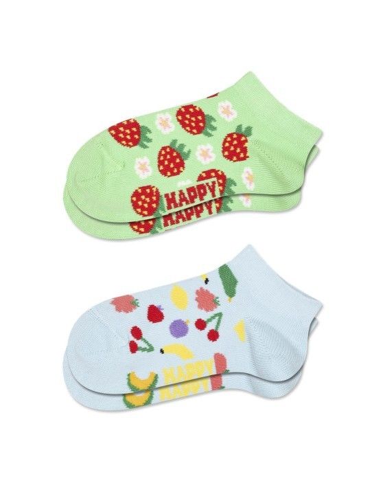 HAPPY SOCKS STRAWBERRY LOW (PACK 2)