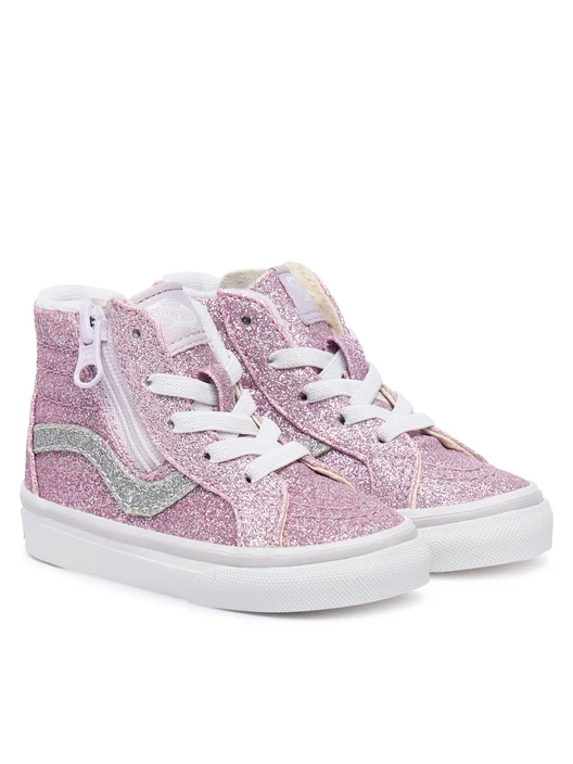 VANS SK8-HI REISSUE SIDE ZIP GLITTER