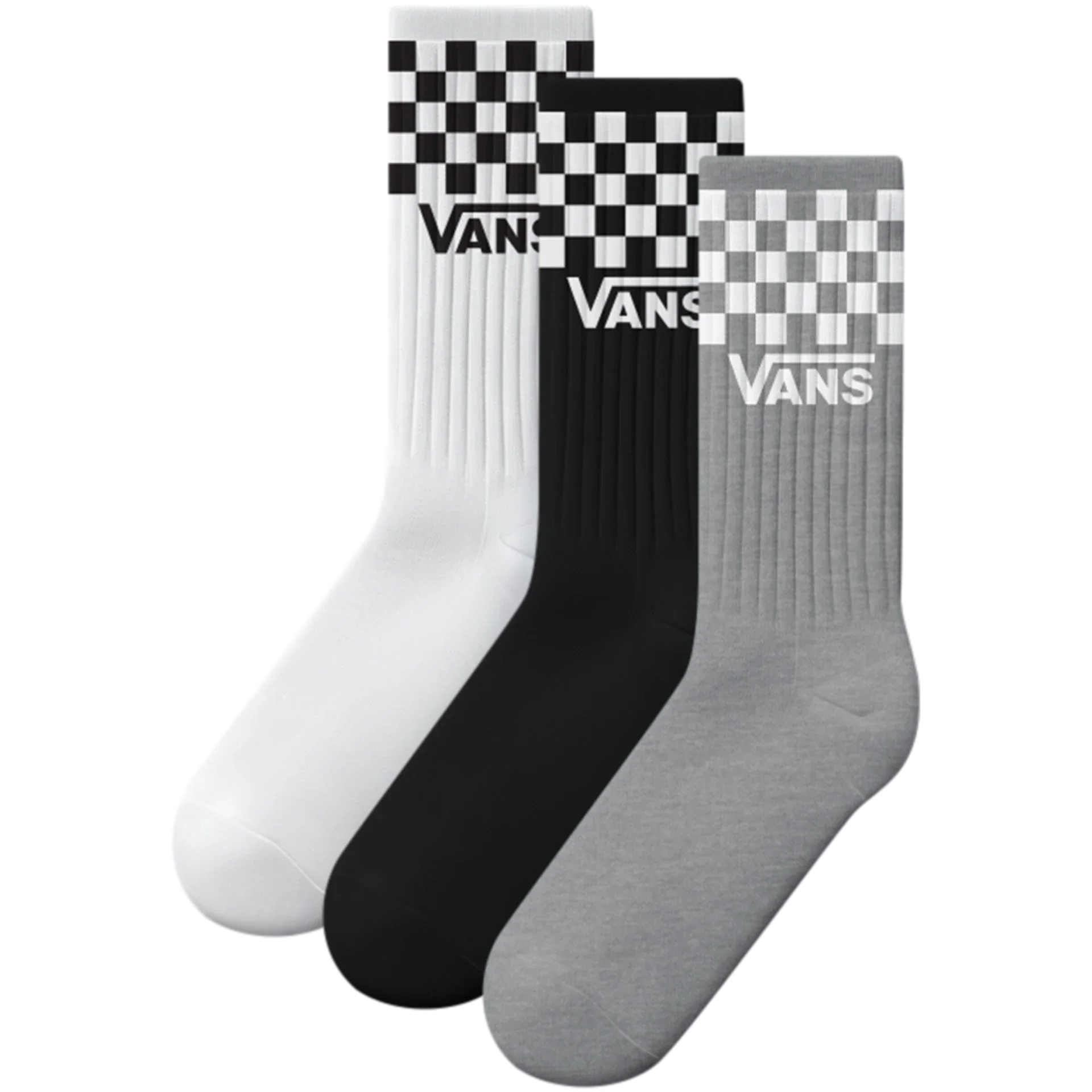 MEIAS VANS CLASSIC CHECK CREW CHECKERBOARD (PACK3) 