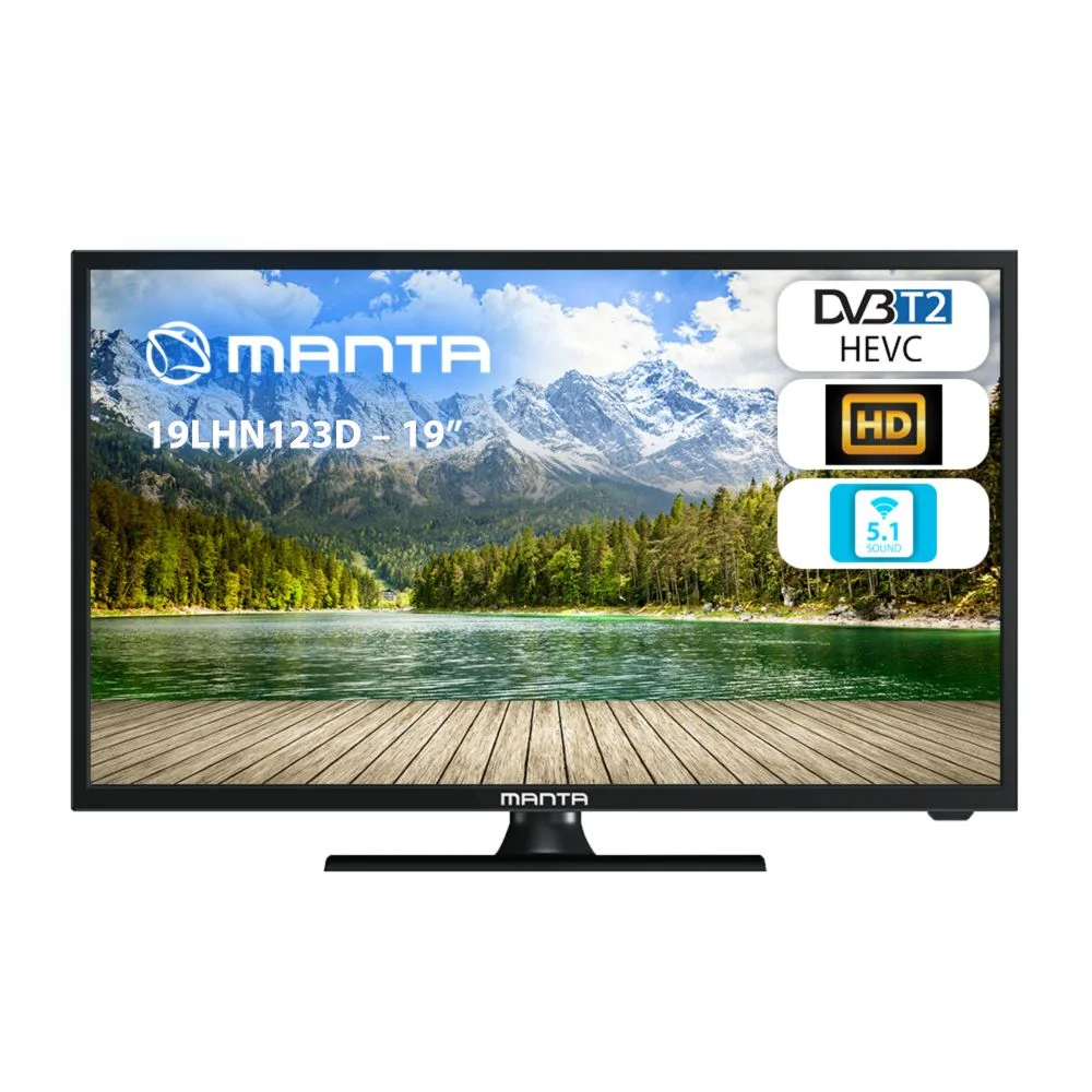 MANTA LED 19' HD HDMI USB COLUNAS 220V/12V - 19LHN123D