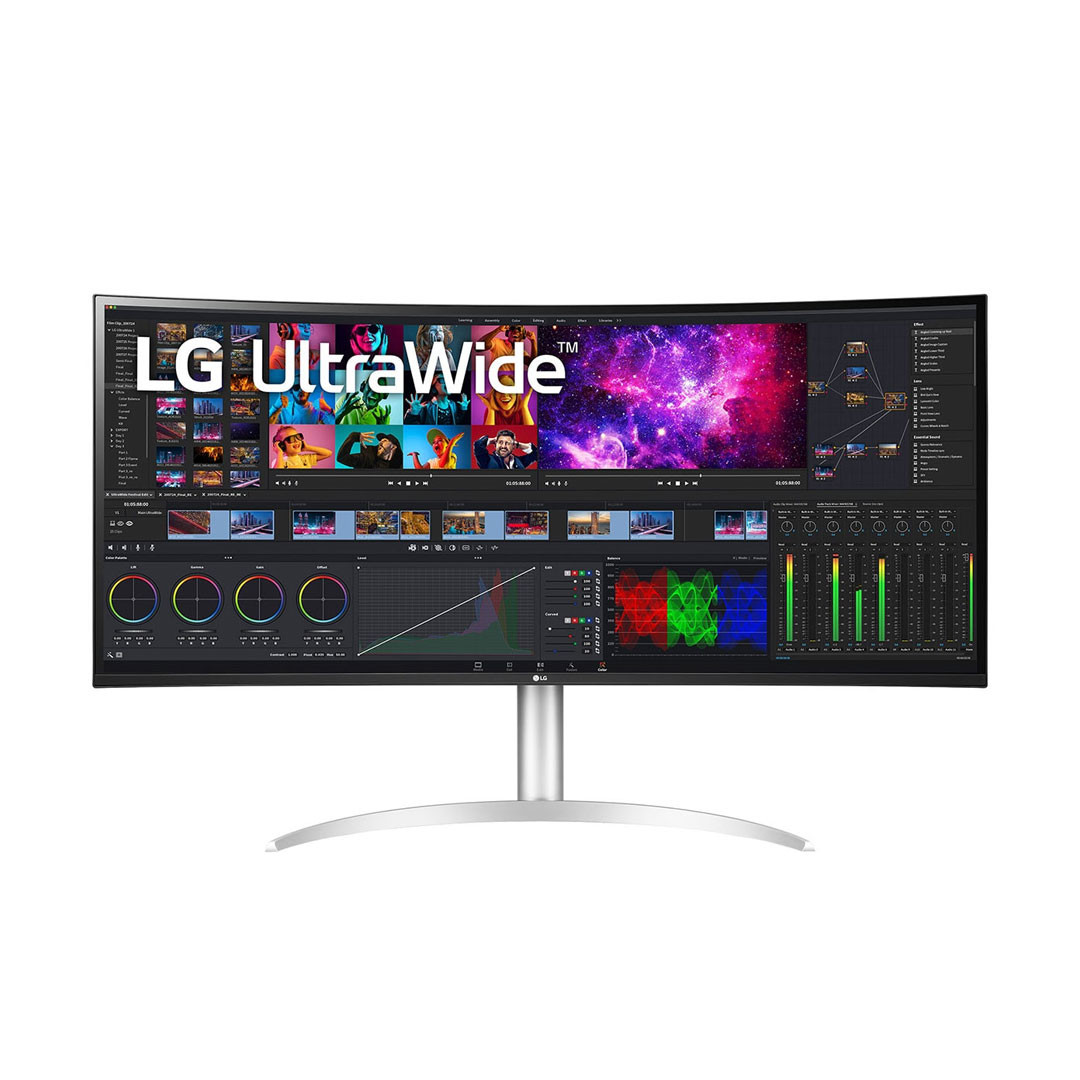 LG UltraWide 40WP95CP-W - Monitor LED - curvo - 40" (39.7" visível) - 5120 x 2160 5K2K UltraWide @ 72 Hz - Nano IPS - 300 cd/m² - 1000:1 - HDR10 - 5 ms - 2xHDMI, DisplayPort, USB-C, Thunderb