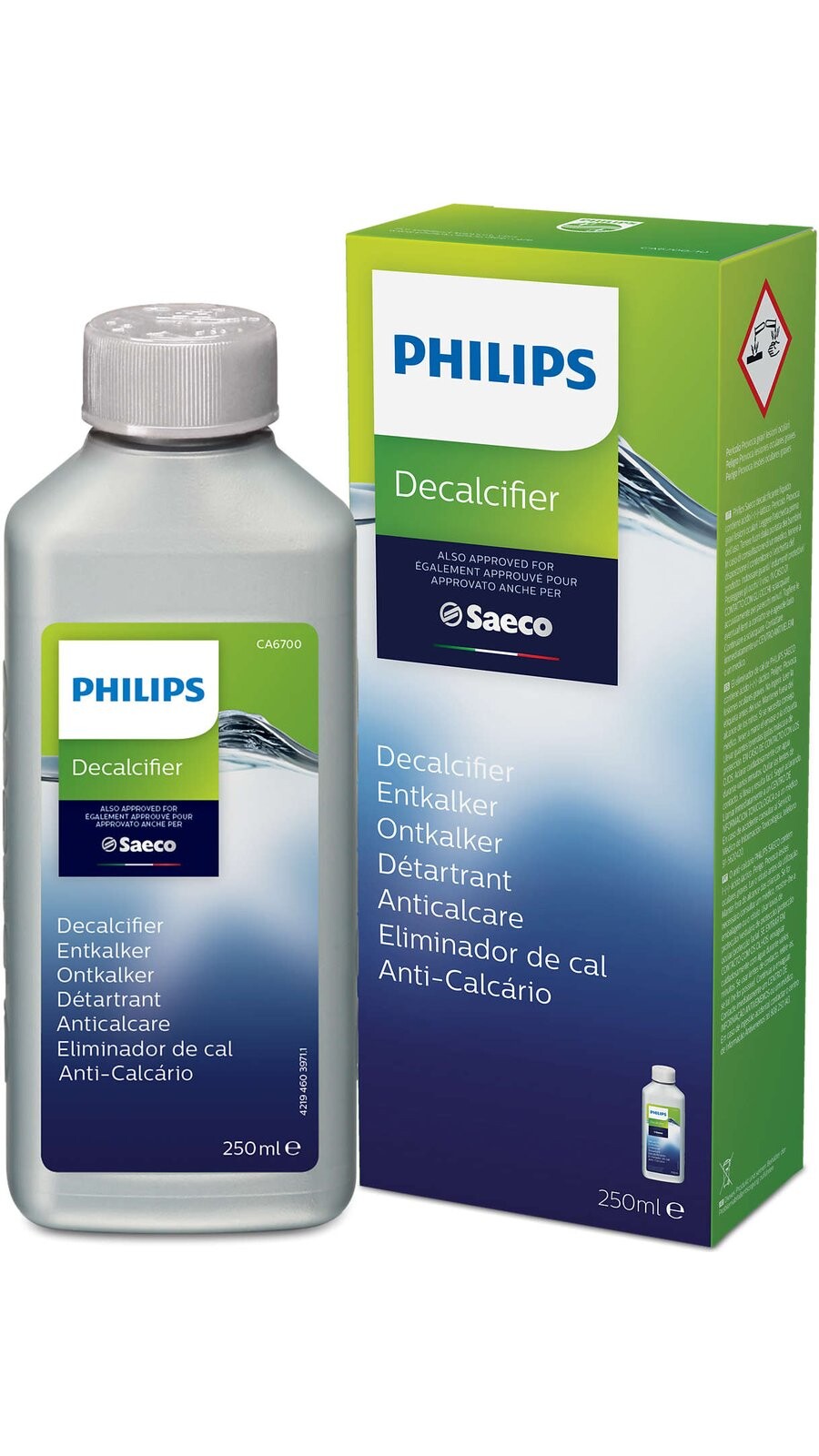 PHILIPS DESCALCIFICANTE PARA MAQUINA DE CAFE 250ML - CA670010