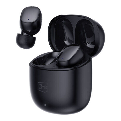 Auriculares True Wireless 3MK FlowBuds Bluetooth Preto