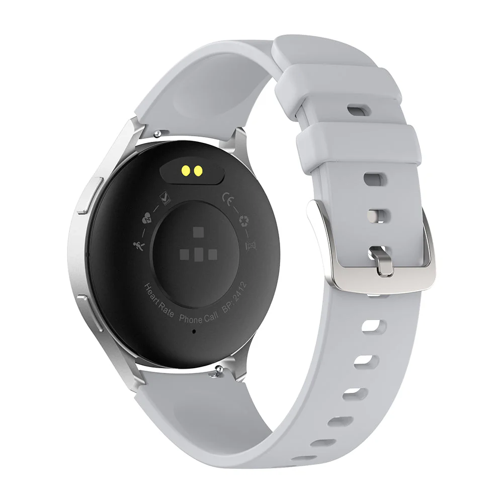 Smartwatch Colmi i28 Ultra Silver Bracelete silicone cinza 