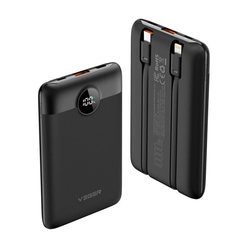 Power bank VEGER com ecrã LCD