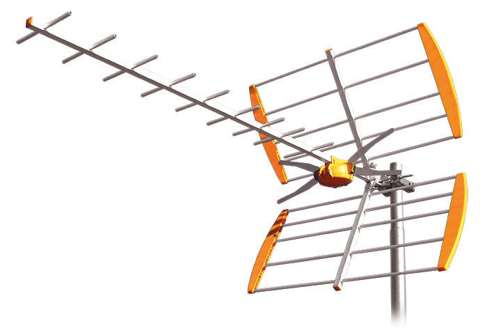 Antena Digital TDT UHF Gama L 700 LTE 18 elementos - TELEVES