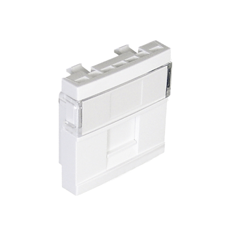 Módulo 1 Saída p/conector RJ45 45976SBR Branco Efapel