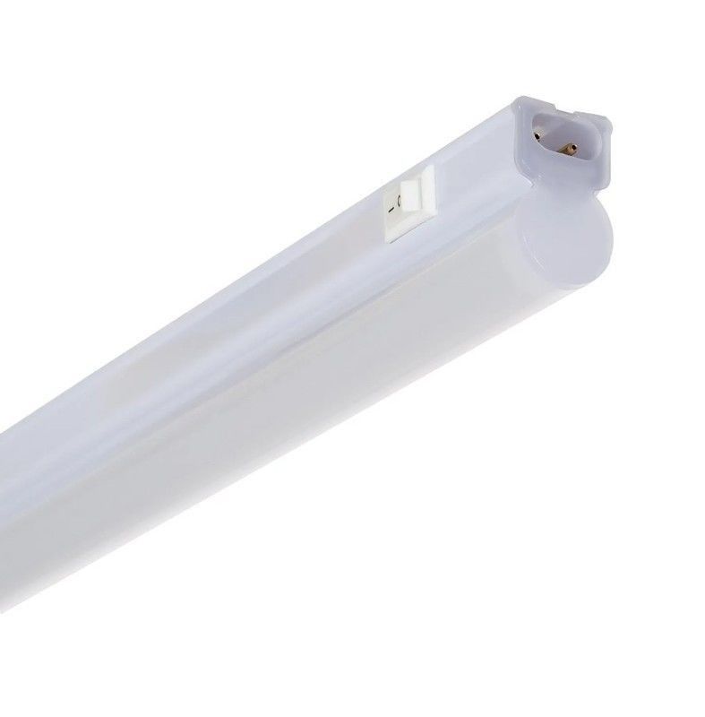 Armadura LED T5 5W 300mm c/Interruptor Batten 4000K-4500K