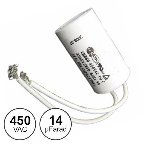 Condensador Arranque 14uF / 450V C/Fios