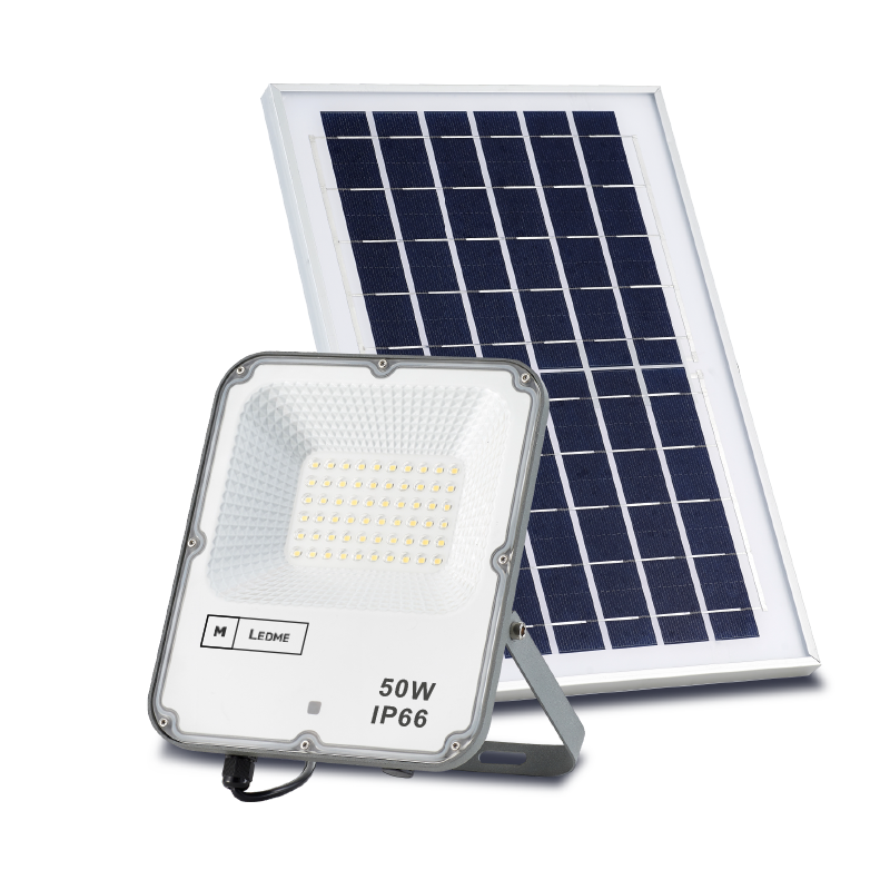 Projetor LED Solar Venecia 50W 4500K IP66 c/ sensor LEDME