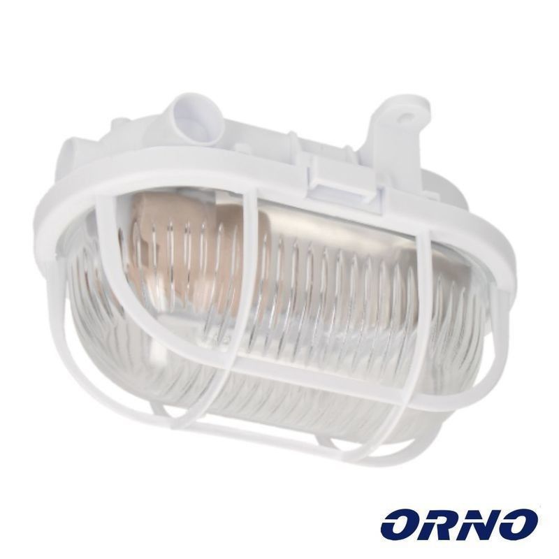 Aplique Olho de Boi E27 60W IP54 Branco ORNO