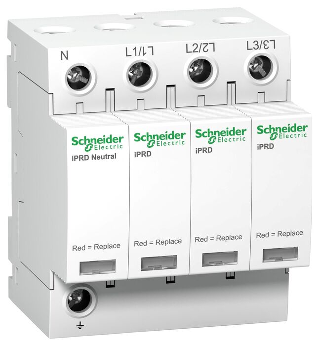 Descarregador de sobretensões iPRD 20kA 350V 3P+N Schneider