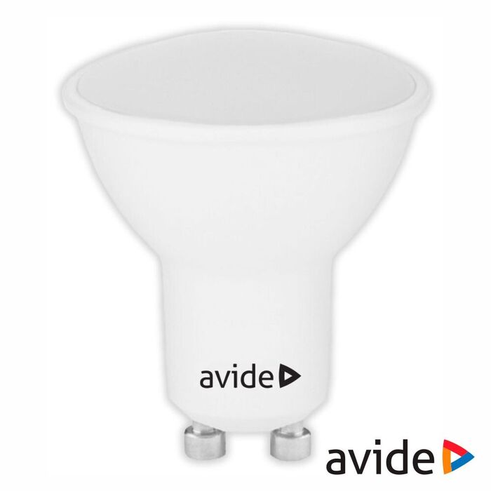 Lâmpada LED GU10 7W 6400K 610lm SPOT Valeu Range AVIDE