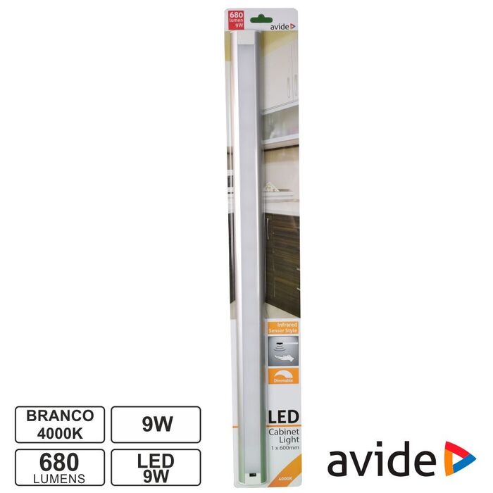 Armadura Estanque T8 p/ LED 2x60cm IP65 AVIDE