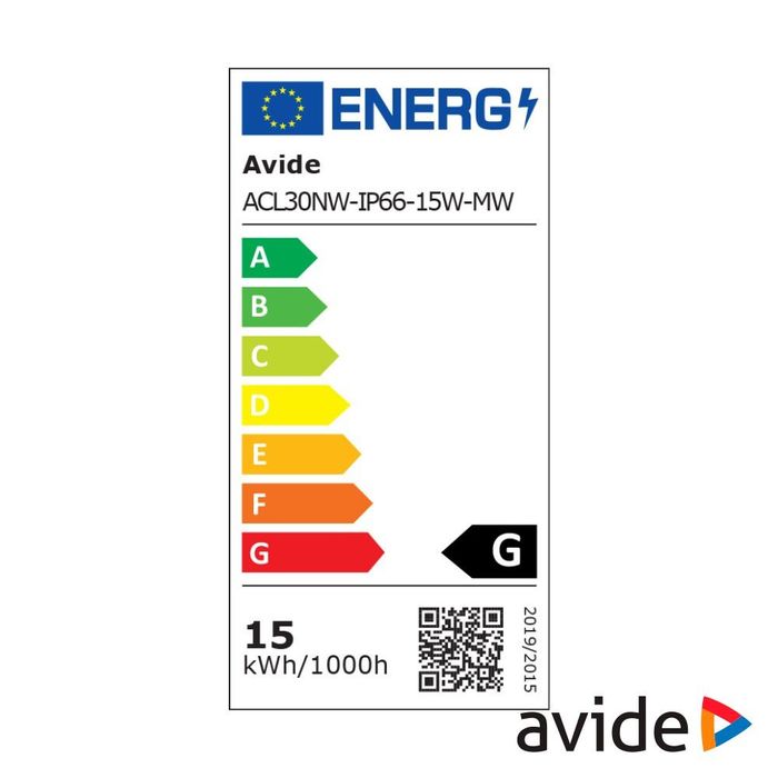 Painel LED Redondo 15W 4000K 1200lm Branco Avide