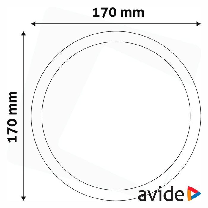 Painel LED 18w 1900lm 6400k 170mm Redondo Superfície - Avide