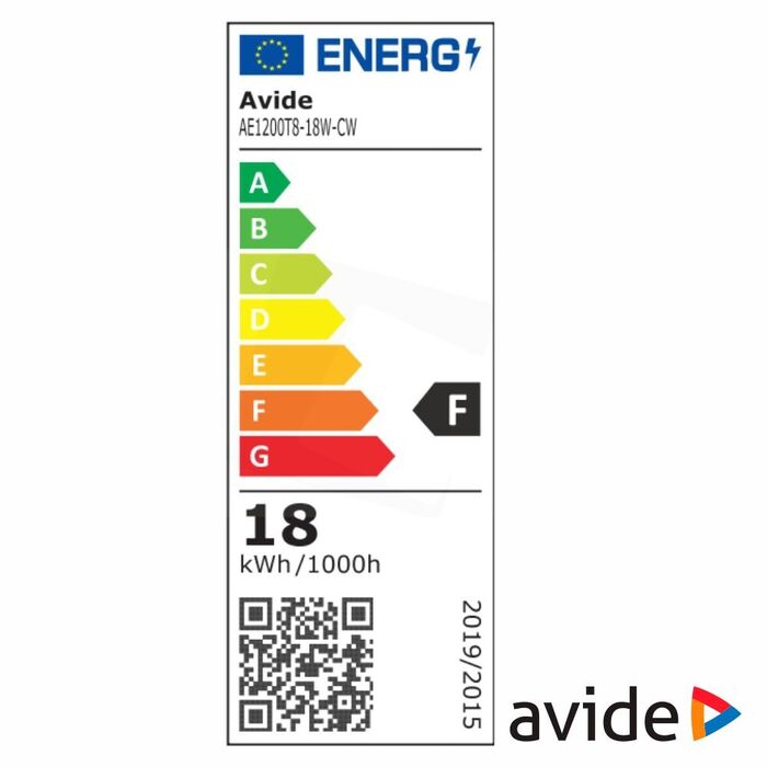 Tubo LED 18W 120cm 6400K 1800LM G13 C/Fusível - Avide