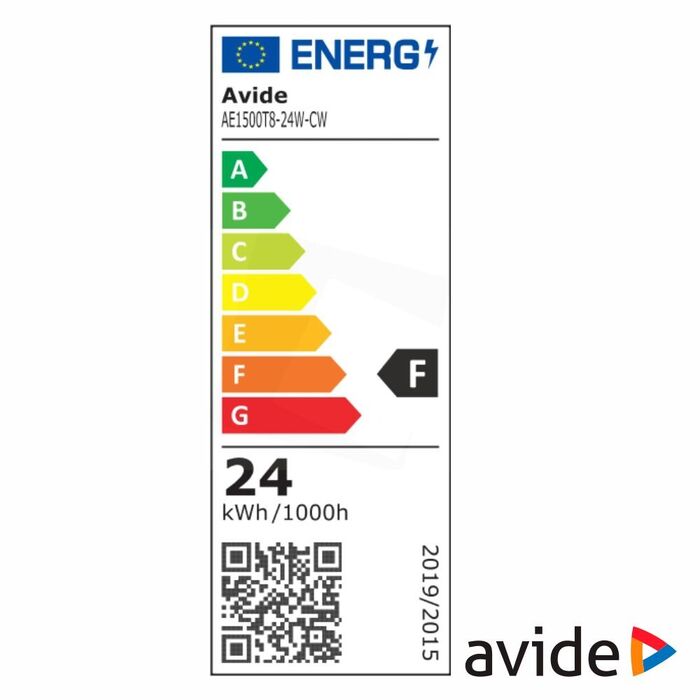 Tubo LED 24W 150cm 6000K 2400lm G13 C/Fusível AVIDE