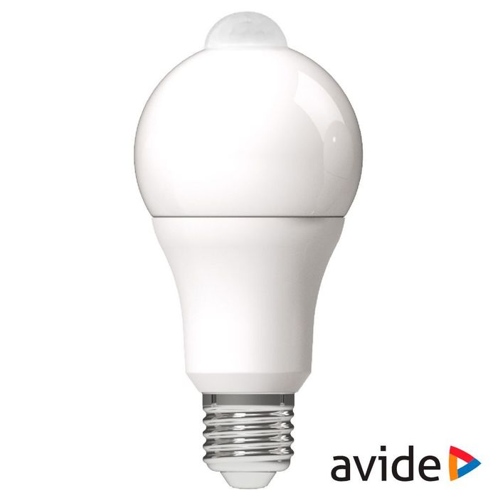 Lâmpada LED E27 8.8W 4000K 806Lm c/Sensor Avide