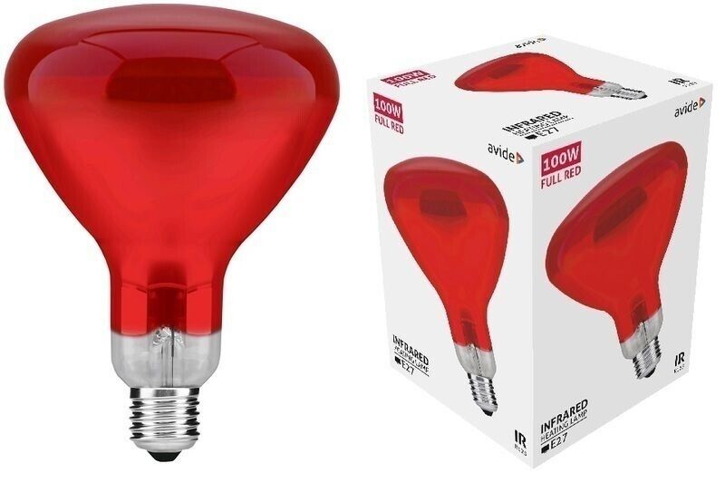 Lâmpada Infravermelho R125 100W Avide