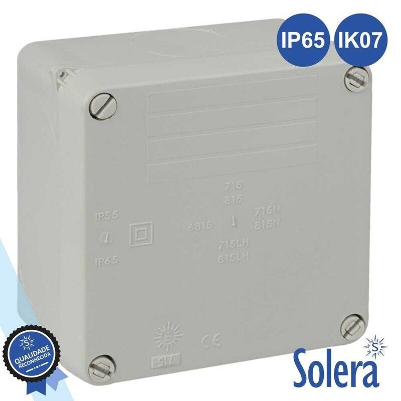 Caixa Derivação Estanque 100X100X55 IP65 Solera