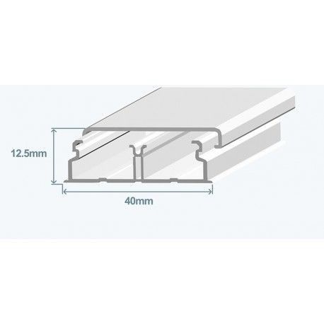 Calha 40x12,5mm (2mt) 10050CBR Efapel