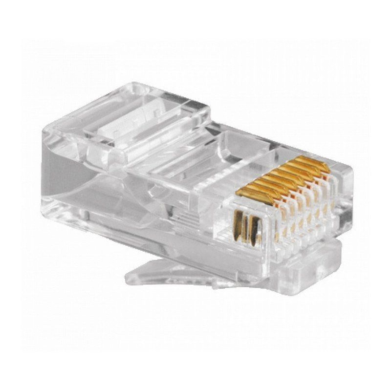 Ficha Cravar CAT6 RJ45 8p8c