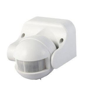 Detetor Movimento PVC Pir 180º IP44 Branco V-TAC