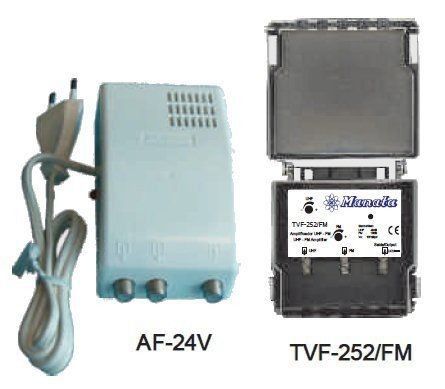 Kit Amplif.Mastro + Alimentador AF-24V Manata