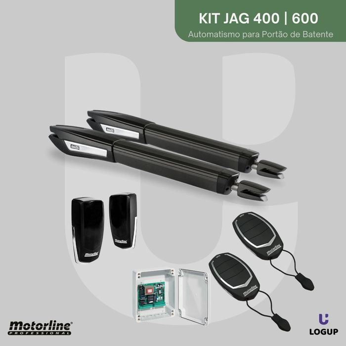 KIT JAG 400/600 para Portões de Batente Motorline