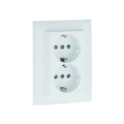 Tomada Dupla Monobloco Branco 90332CBR Efapel