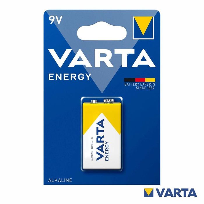 Pilhas Alcalina 9V/6LR61 Energy VARTA