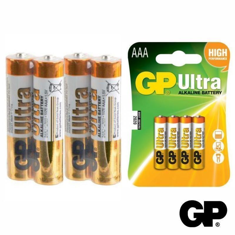 Pilha Alcalina LR03/AAA 1.5V 4x Bliester GP Battery