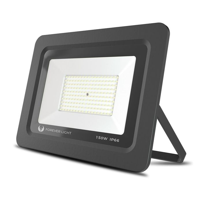 Projetor LED 150W IP66 6000K 12000lm Preto - Forever Light