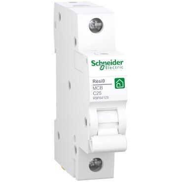 Disjuntor 1P 25A 3kA RESI9 R9F64125 Schneider