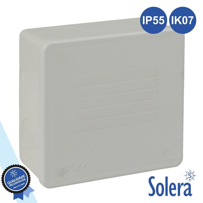 Caixa Derivação Estanque 100X100X45 IP55 IK07 Solera