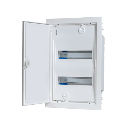 Quadro Embutir 28 Mod 2 Filas IP40 E224 Branco TEV