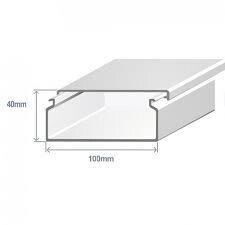 Calha 100x40mm (2mt) 13070CBR Efapel