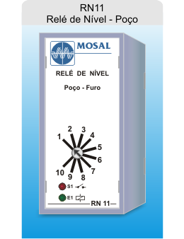 Relé Nível RN11 23A1 230V Mosal