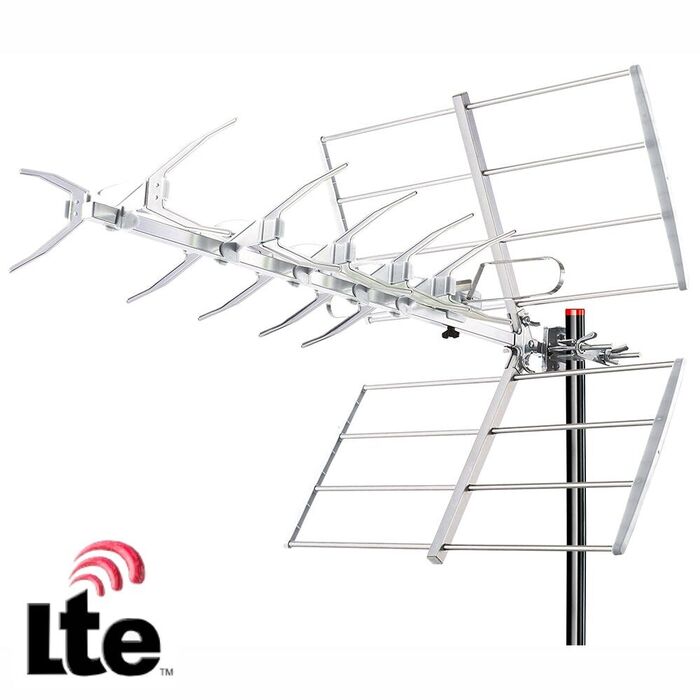 Antena TDT Exterior UHF 23 Elementos 14db Filtro Lite 5G