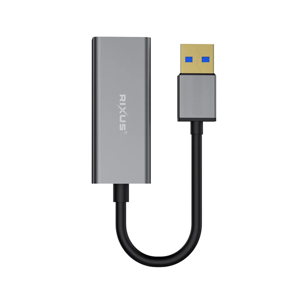 Adaptador de Rede Gigabit USB 3.0 com Conector USB para RJ45 Rixus RXEA02