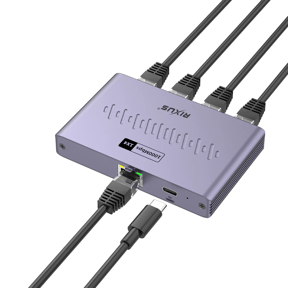 Switch Ethernet Rixus RXEA05 de 5 portas