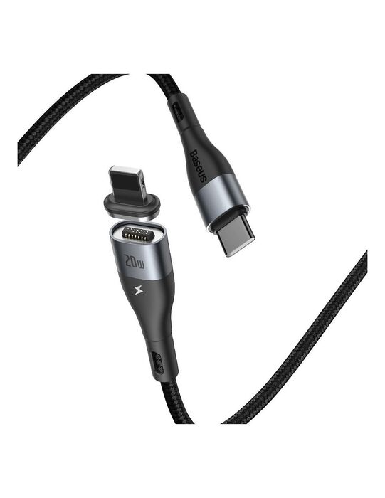 Cabo Magnético 20W 1metro Baseus Zinc Usb Type C - Lightning 20
