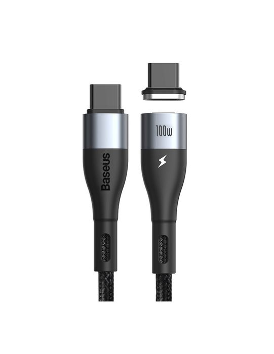 Cabo Magnético 100 W 1.5 M Baseus Zinc Usb Type-C Black