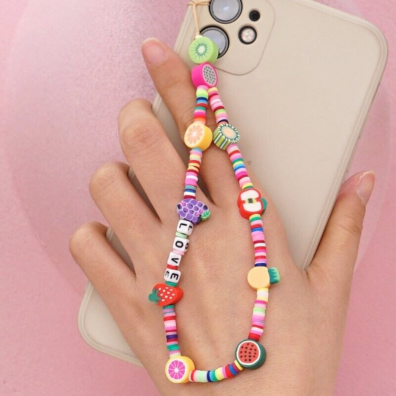 Pingente Pulseira Universal Pulseira para Smartphone Strap Love Fruits