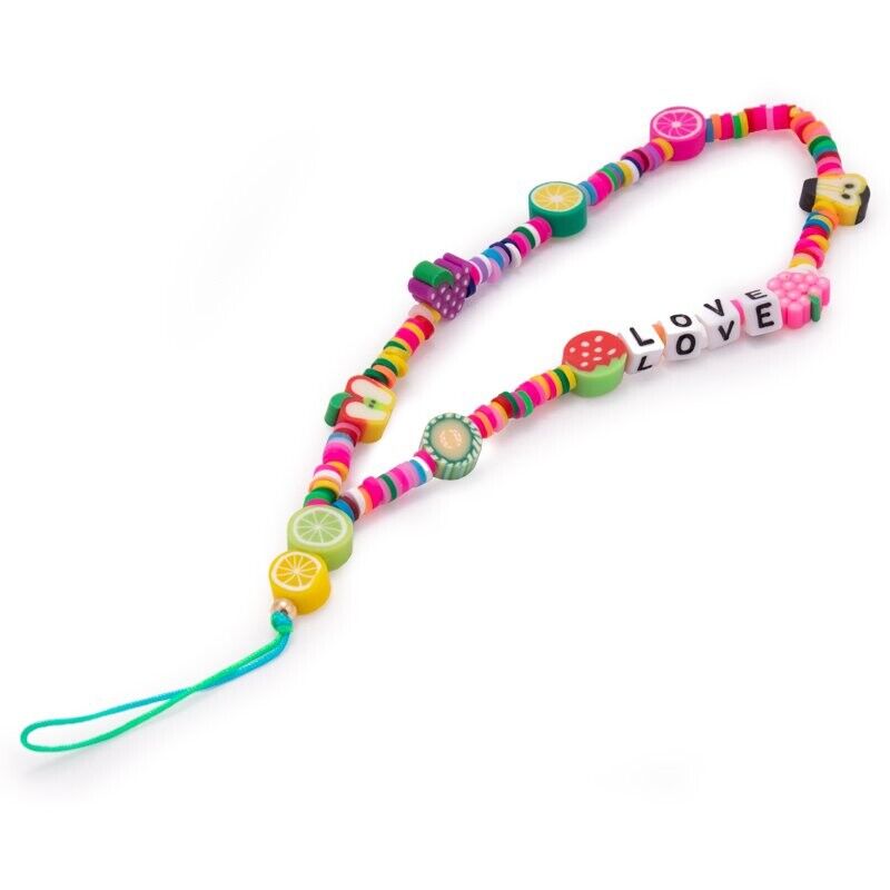 Pingente Pulseira Universal Pulseira para Smartphone Strap Love Fruits