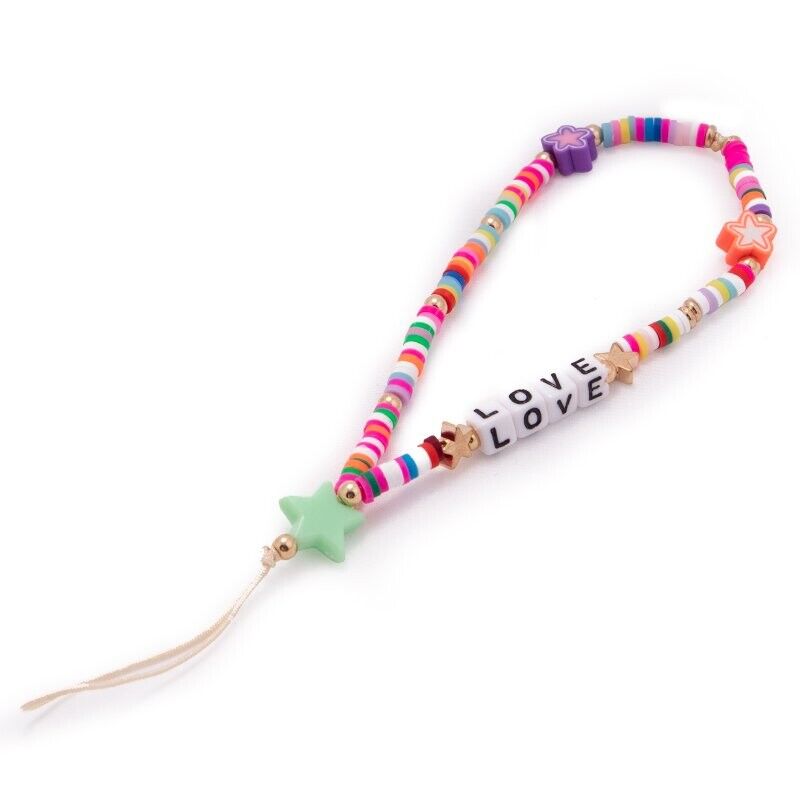 Pingente Pulseira Universal Pulseira para Smartphone Strap Love Stars
